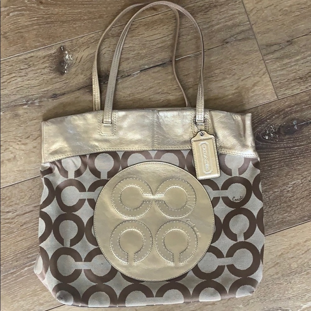 Authentic Coach tote- Used